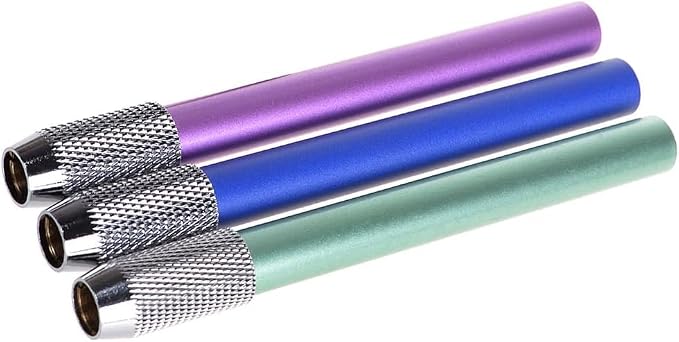 3pcs Multicolor metal Pencil Lengthened Extender Holder random,Desk Supplies Holders and Dispensers,Pencil Holders,Pencil and Pen Holders,Desk Accessories and Workspace Organizers,Office Products