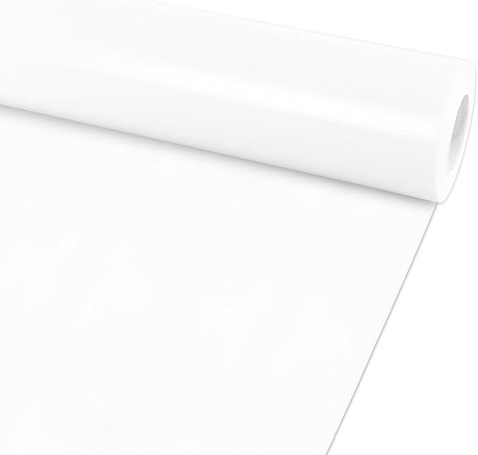 White Bulletin Board Roll Reusable Waterproof Erasable White Bulletin Board Wrinkle Resistant Poster Non-Woven Fabric Background for Halloween Classroom Decor Wrapping Paper DIY Crafts 15.7" x 40ft