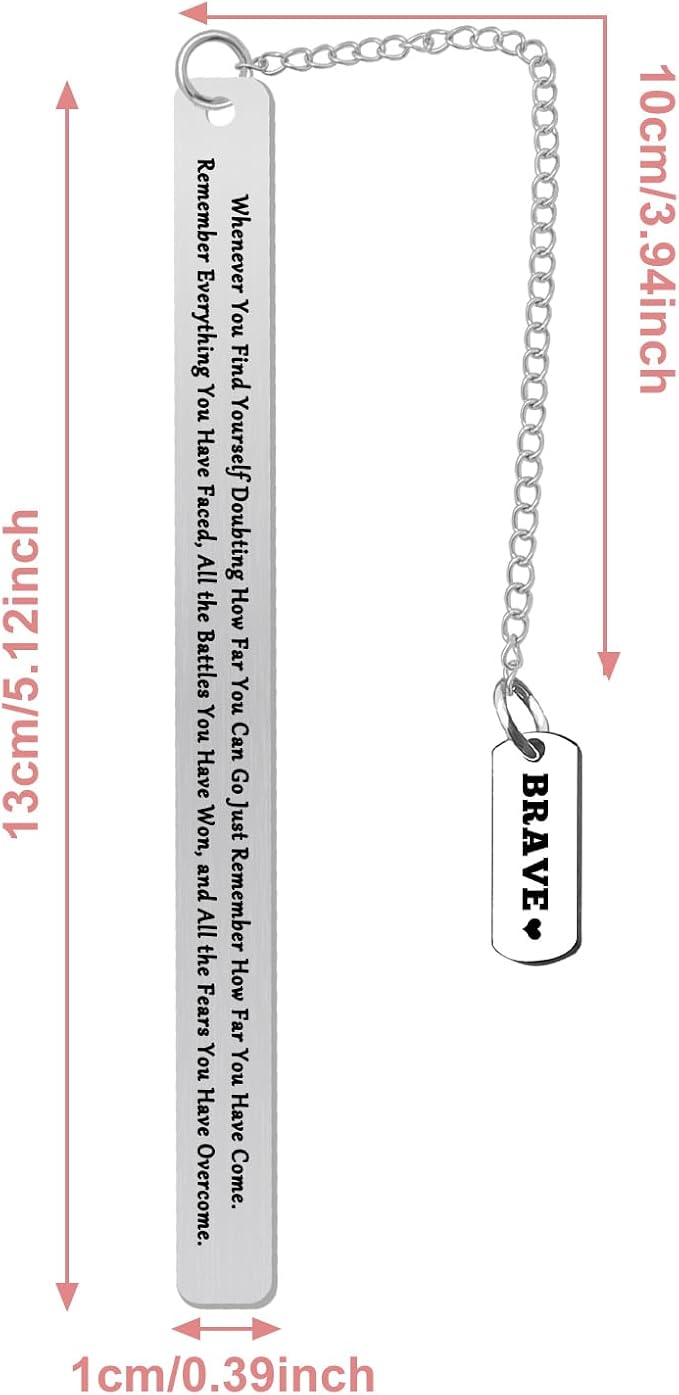 Inspirational Bookmark Gifts Sobriety Recovery AA Gifts Bookmark for Women Men Graduation Birthday Appreciation Surgery Cancer Survivor Gifts Inspirational Addiction Birthday Gifts for Friends