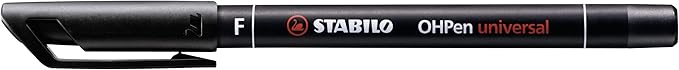 STABILO Pen for Overhead Projection OHPen universal - Permanent Fine - Pack of 8 - Assorted Colors