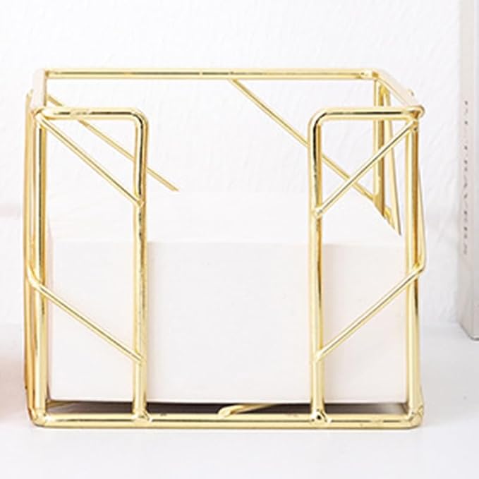 2Pcs Post sticky Note Holder + Pens Holders,Desk organizer sets,Gold Metal suit for Desk Memo,tableware,flowers,toothbrush,cute pencil holder ,Home Office decor and Accessories,Makeup Brushes Cup.