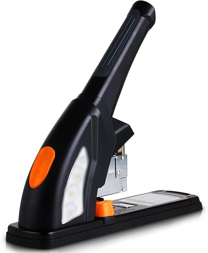 KUYWLMKMZZ Desk Stapler Heavy Duty Stapler Office Labor-Saving Stapler Suitable for Learning and Office Document Binding Practical Office Supplies Black School Supplies (Color : A)