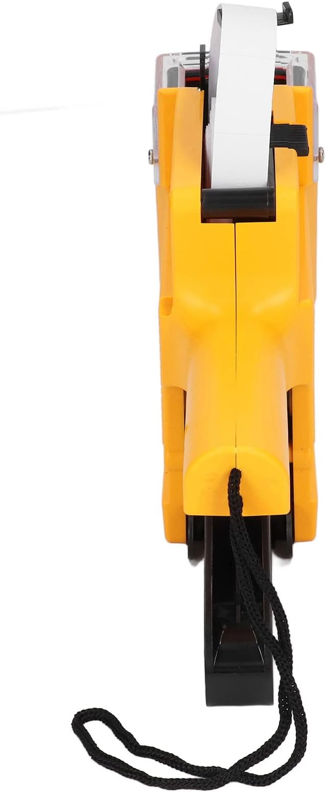 Price Tag Gun - 10 Digits, Sticker Labels Included, Suitable for Office and Retail Store (Yellow)