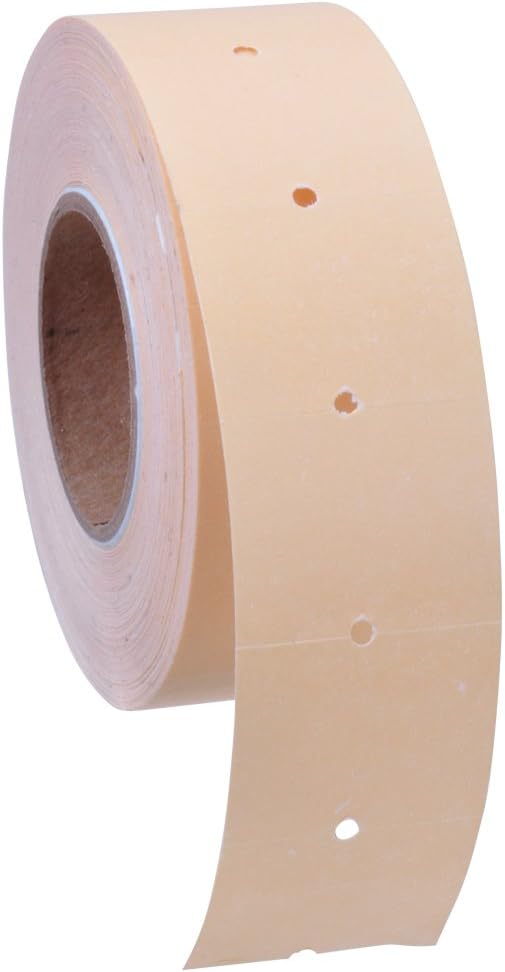 Buff Brown with No Tamper Proof Slits Labels to fit XL Pro® 2 Price Guns 16 Pack (Free Ink Roll Included)