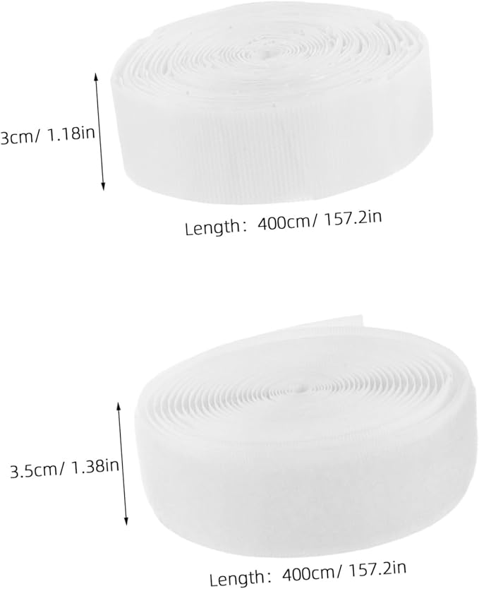 Heavy Duty Double Sided Tape for Curtains Wide Sided Strips Strong Adhesive Picture Mounting Tape Non-Slip Attachment for Rods Hinges