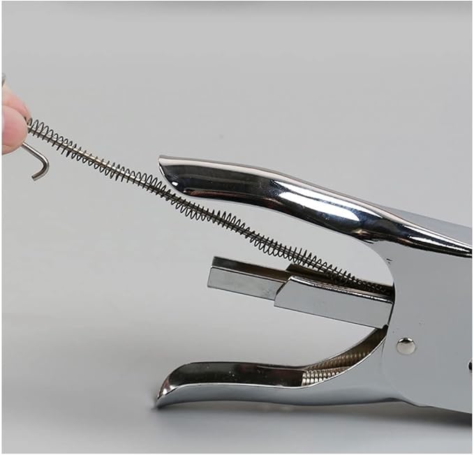 KUYWLMKMZZ Desk Stapler Office Stapler Hand-held Stapler Can Hold 40 Pages Suitable for Office Document Binding and Finishing Portable Stationery Silver School Supplies (Color : A)