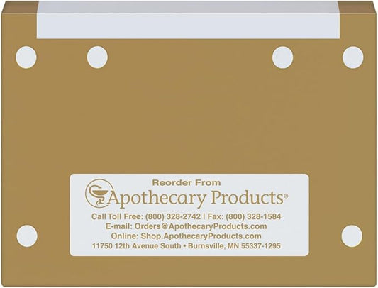 Apothecary Products Inc. Heavyweight Prescription File Folders, Tan, 100 Count
