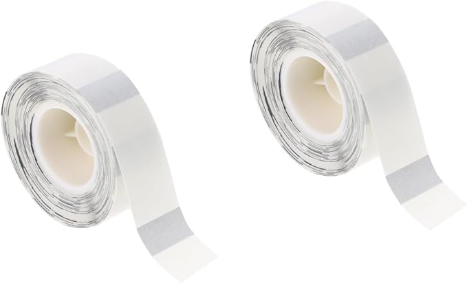 COHEALI 2rolls Clear Self-Adhesive Name Labels Transparent Tape for Easy Identification Bottles Boxes and Crafts