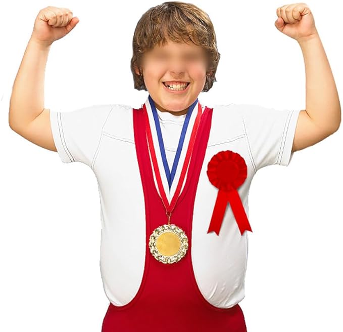 6 Pcs Award Rosette Ribbons Blank Prize Ribbons Medal Winner Ribbons Participation Victory Ribbons Recognition Competition Ribbons Green