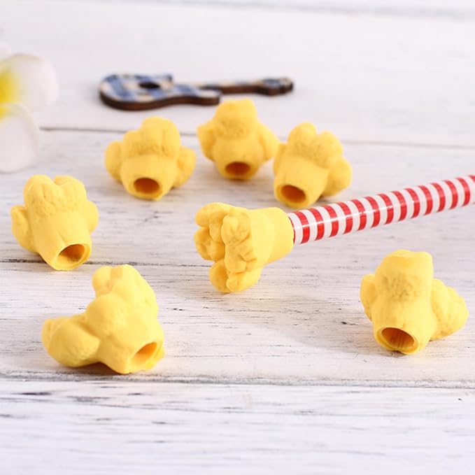 Popcorn Pencil Eraser Set Cute Eraser Caps Fun Erasers Gifts Prizes for Student Classroom Office Pencil Erasers 2Box (Approximately 20-24 Units)