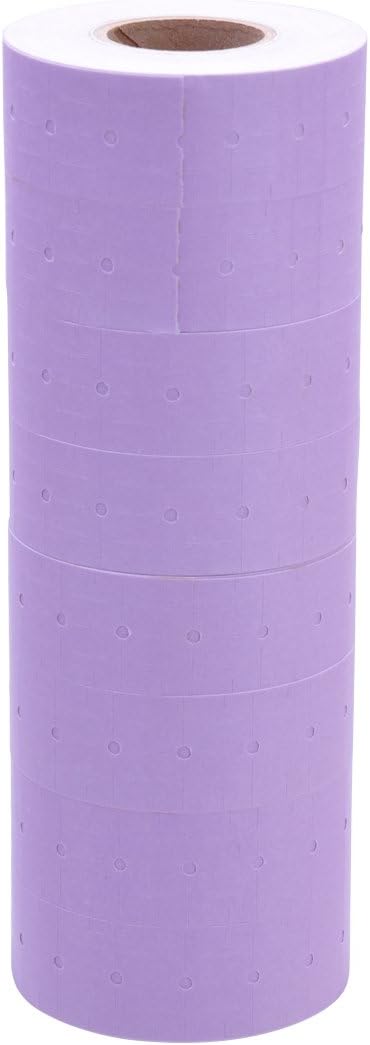 Lavender Labels to fit Motex MX5500 Price Guns 16 Pack (Free Ink roll Included)