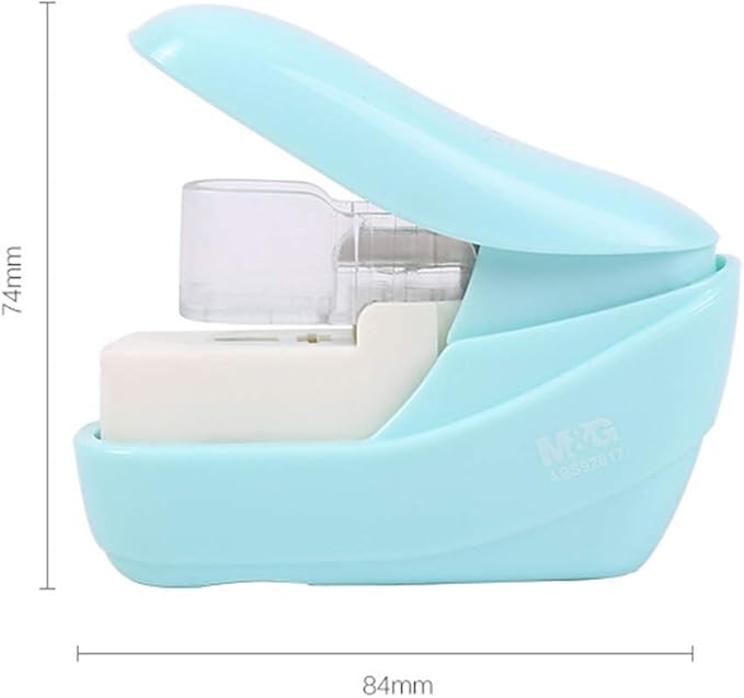 Pocket Stapler Stapleless Stapler School Office Tools Paper Capacity 8 Sheets Effortless for Student, As Described