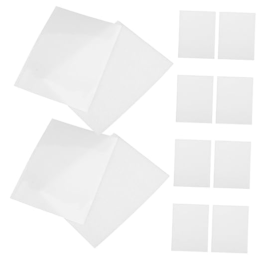 12pairs Self-Adhesive Hook and Strips and Versatile Tape for Home Carpets and Crafting Easy to Install White