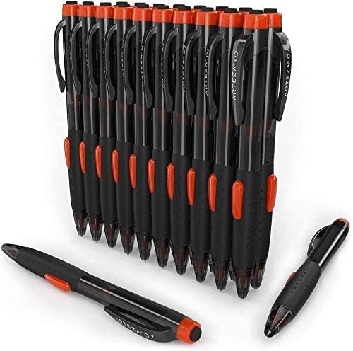 ARTEZA HB Mechanical Pencil Pack of 20, 0.7 Millimeter Medium Point Lead and Replaceable Eraser, Latex-Free Grip, Office and School Supplies