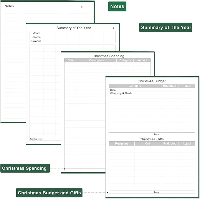 Planner 2026-2027 - 8.5'' × 11'' Weekly & Monthly Planner from July 2026 to June 2027, Large Planners 2026-2027 with Pefect Organizer, Fabric Cover, Inner Pocket, Green