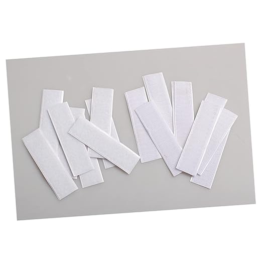 10pcs Tape for Table Skirt Adhesive Fabric Strips Hook Loop Mounting Tape for Smooth Clean Surfaces