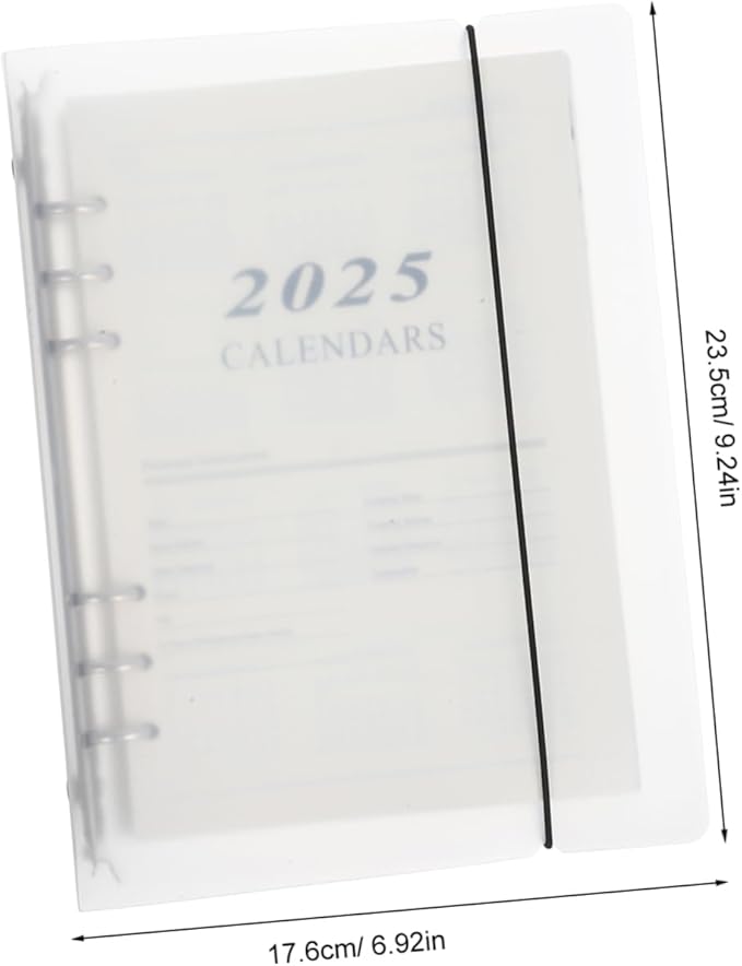 KALLORY Yearly Planner Notepad Multi Function Daily Organizer for Home and Office and Material Smooth Writing for Planning Note Taking and Journaling