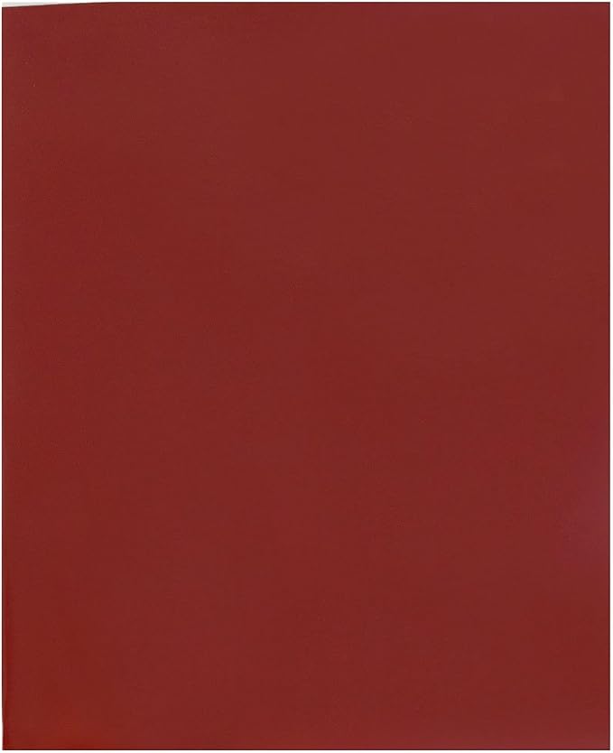 JAM PAPER Laminated Two Pocket Glossy School Folders - Letter Size - High Gloss Maroon Red - Bulk 25/Pack
