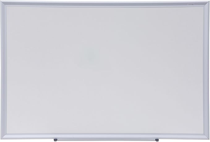 Universal 44624 Dry Erase Board, Melamine, 36 x 24, Aluminum Frame