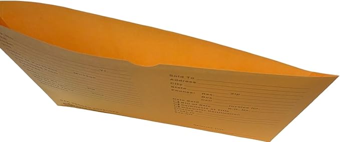 A Plus Car Record Envelope #19 Vehicle Dealer Jackets, 100 Quantity, Buff (W3)
