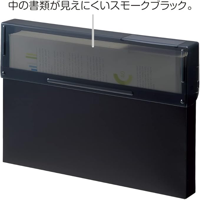 Lihit Lab A5092 Noir Congress Case, A4, Black