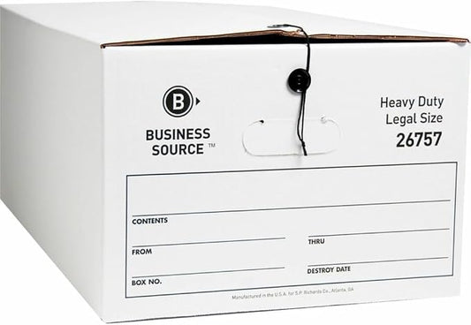 Business Source String/Button Medium Duty Storage Box