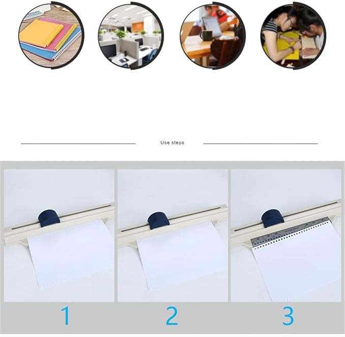 Porous Hole Puncher Loose-Leaf Hole Puncher Manual Loose-Leaf Paper Hole Puncher Office Use(26 Holes)