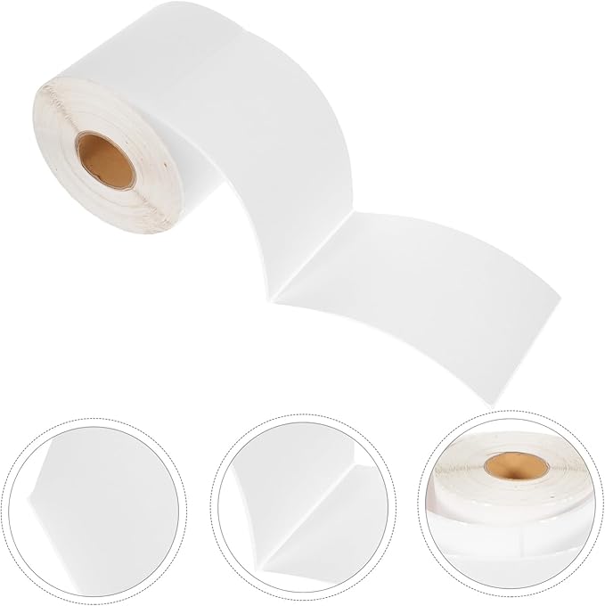 KALLORY 1roll Thermal Label Sticker Per Self-adhesive for Label Printing for Addressing Pricing Organizing Code Printing Easy to Use
