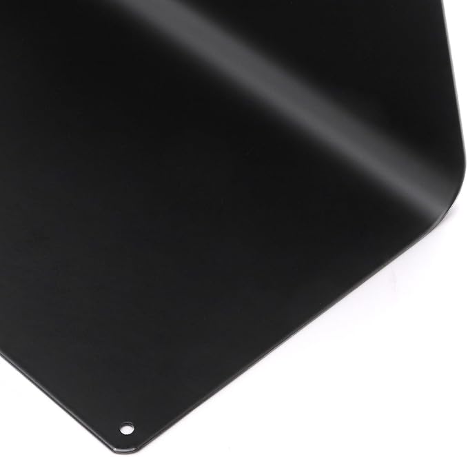 Bekith 2 Pack Magnetic Bulletin Board with Easel Stand, 11 x 9.8 Inch Magnetic Metal Board for Tabletop, Memo Display Board for Home, School, Kitchen, Office, Black