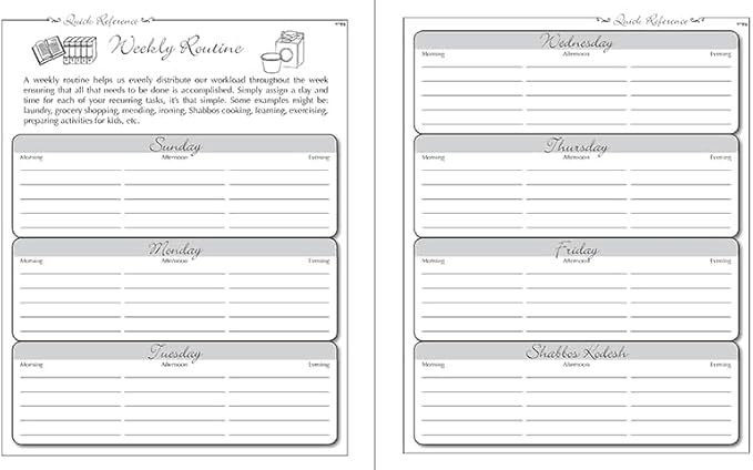 Daily Organizer Jewish Monthly Planner 16 Month Calendar Spiral Desktop Edition Packed with a Full Color Glossy Hebrew Calendar