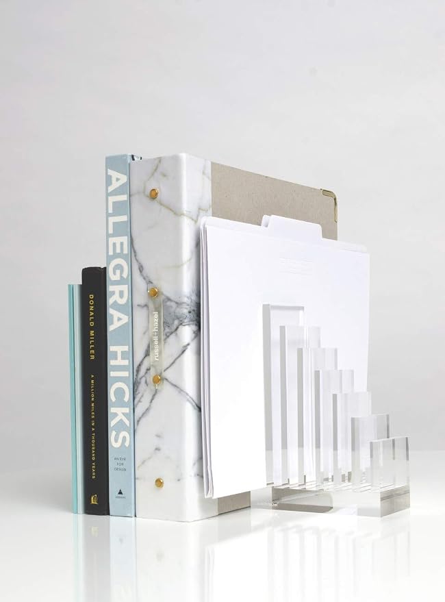 russell+hazel Acrylic Collator + Bookend