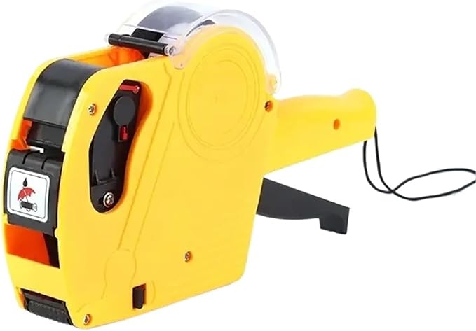 8 Digits Digital Tag Machine Handheld Label Machine + 1 Lines Labels +1 Ink 5500 Tag Marker Machine Labeler Labeller Sticker(9)
