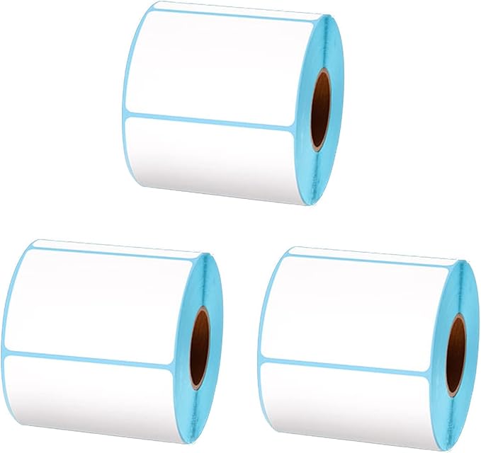 3 Roll Direct Thermal Shipping Labels, Width 70Mm Thermal Address Label Package Label for Labelling Envelopes and Filing,70×50mm×500