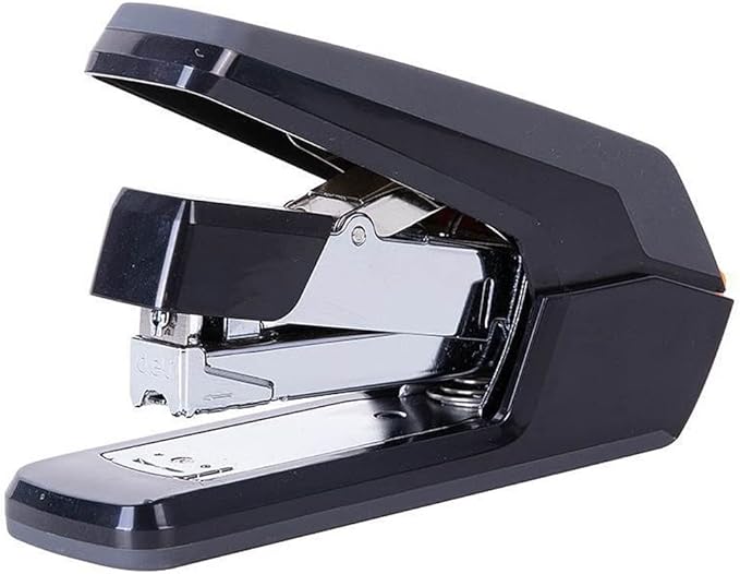 KUYWLMKMZZ Desk Stapler Portable Stapler Labor-Saving Stapler Desktop Stapler Office Learning Desktop File Sorting Suitable for School Supplies School Supplies (Color : Black)