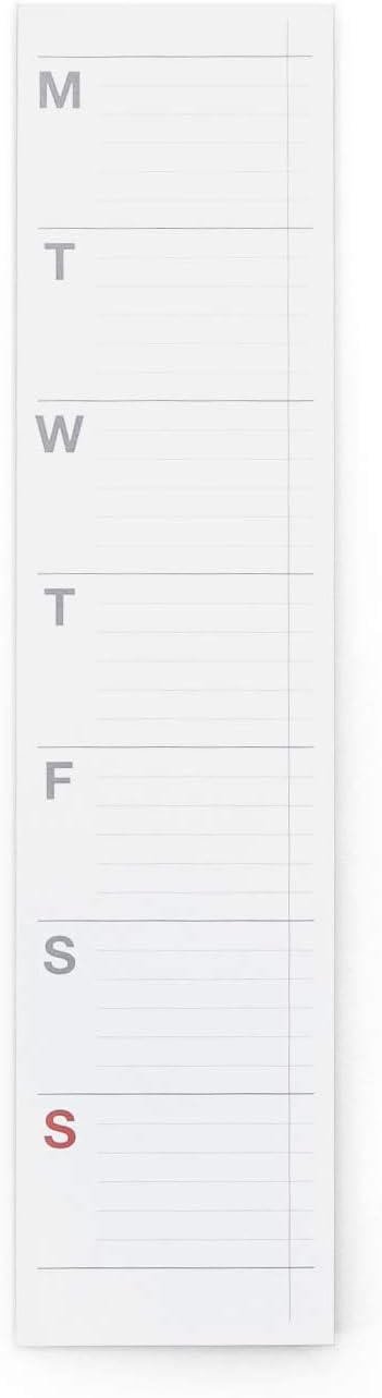 JSTORY Sticky Planner Adhesive Paper Note Columnar Scheduler Organizer To-do One Size Vertical