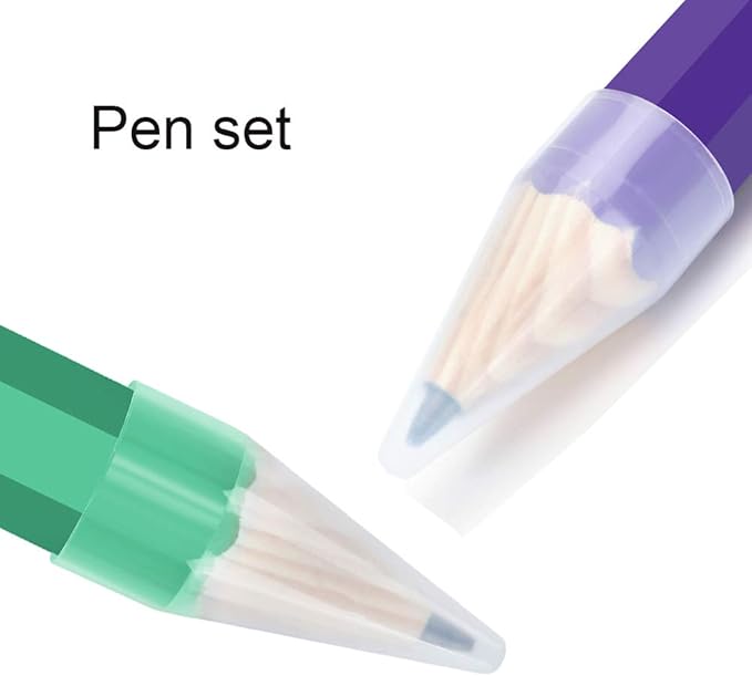 BUSHIBU Giant Pencil, 14 Inch Big Jumbo Pencils, Funny Oversized Huge Comically Large Pencil with Cap for Prop/Gifts/Decor(Green)
