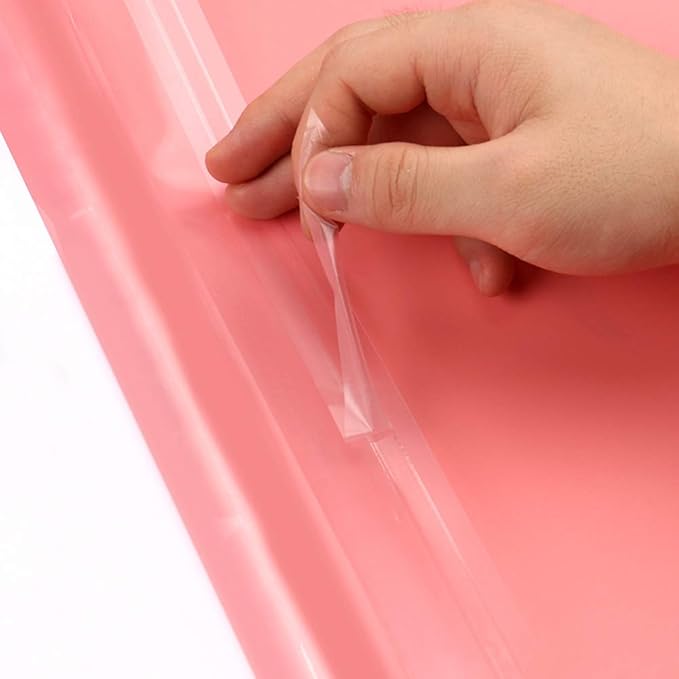 ONTYZZ 10 Pieces Transparent Book Covers Waterproof Plastic Book Sleeve Clear Slip On Book Cover at 21x30cm