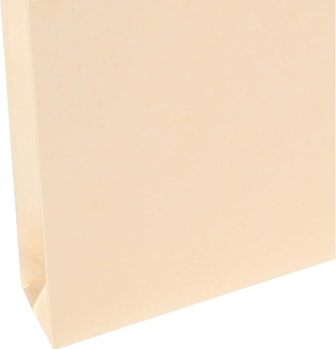 Smead File Jacket, Reinforced Straight-Cut Tab, 1" Expansion, Letter Size, Manila, 50 per Box (75520) (Pack of 4)