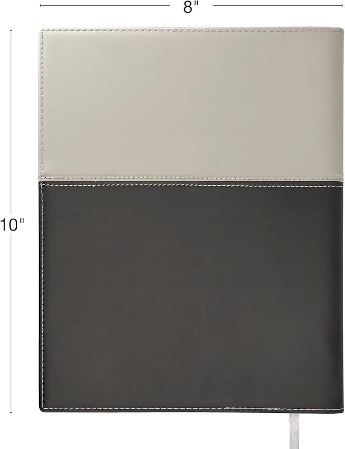 2026 Planner Calendar, 8"x10" : Includes 14 Months (November 2025 - December 2026) / 2026 Weekly Planner/Weekly Agenda/Monthly Calendar Organizer (Gray/Black)