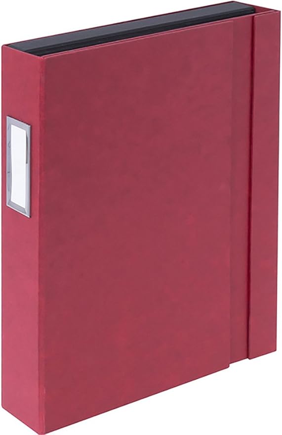 Nakabayashi 91224 Lifestyle Tool Document File B5 Wine Red