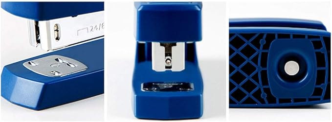 Liudan Thickened Handle Stapler, Creative Hand Stapler, Classic Standard Desktop Stapler, 20 Page Capacity, Blue, School Office Stapler