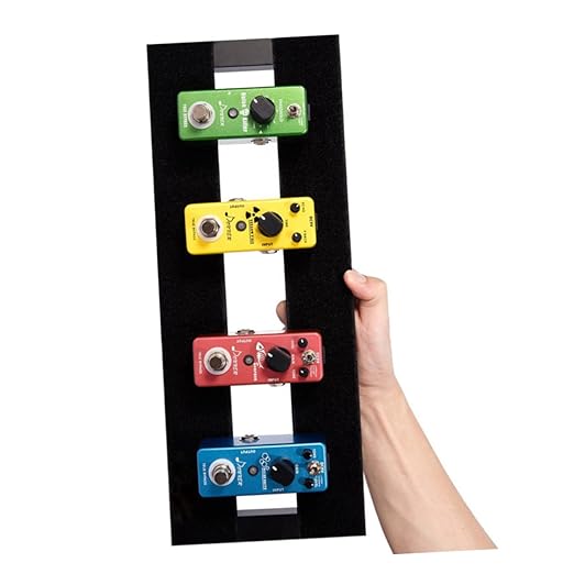 BESPORTBLE 1Roll Pedalboard Tape Self-adhesive Guitar Effect Sticker for Pedal Mounting Temperature Resistant Hook Loop Fastener for Electric Guitar Pedals Convenient