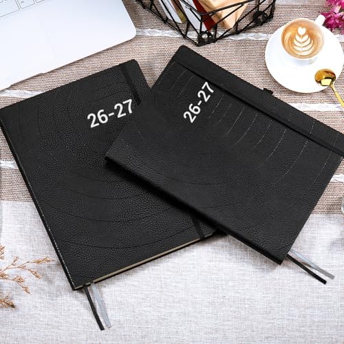 2026-2027 Planner - Weekly & Monthly Planner 2026-2027 with Pen Loop, to Achieve Your Goals & Improve Productivity, July 2026 - June 2027, Thick Paper, Inner Pocket, 8.5" x 11" - Black