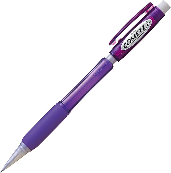 Pentel Cometz Automatic Pencil, 0.9mm, Violet Barrel, Box of 12 (AX119V)