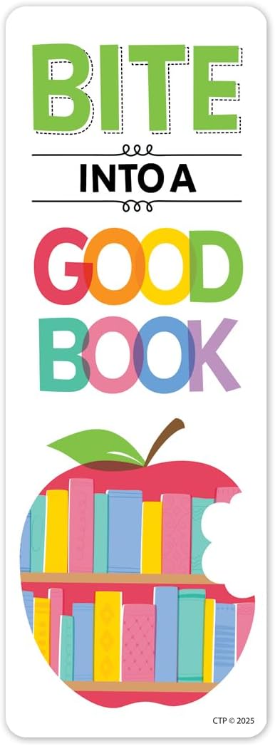 CTP Apple Time Bite into... Bookmarks 30 per Package (#11034 Creative Teaching Press)