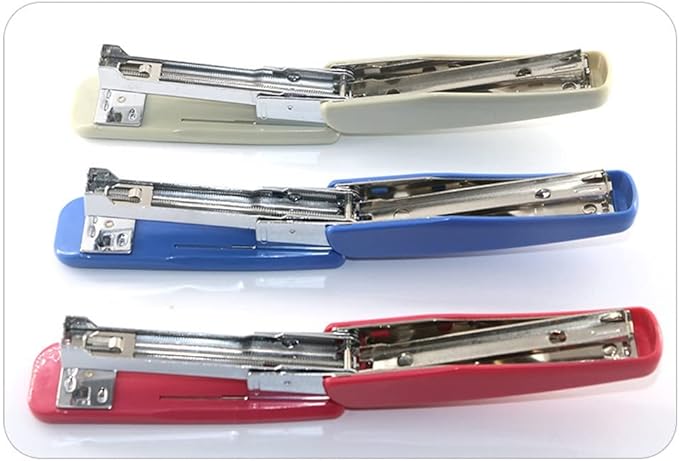 KUYWLMKMZZ Desk Stapler Simple Student Stapler Desktop Stapler 20-Page Capacity Document Binding Desktop Office Student Supplies Tool Staplers for Desk School Supplies (Color : C)