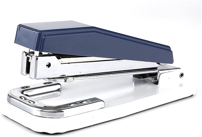 Liudan Stapler Office Stapler Handheld Stapler Desktop Stapler for Office or School Use Includes 5000 Staples Black Blue Office Stapler (Colour: Blue)