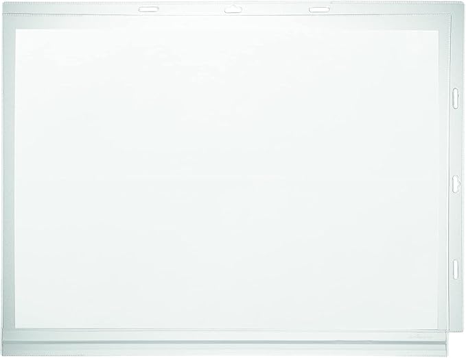 Durable Water-Resistant Tabloid Sign Holder with Cable Ties - Pack of 5 Transparent Document Holders - 11.7" x 16.5" Inches Document Display - IPX5 Tested and Perfect for Outdoor Information Displays