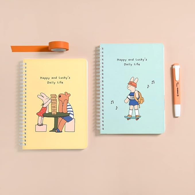 Monolike Happy and Lucky 4 Month Study Planner, Skateboard - Academic Planner, Weekly & Monthly Planner, Study plan