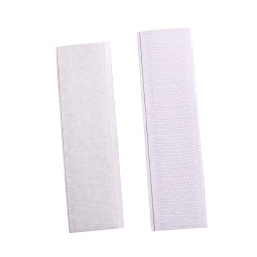 ULTECHNOVO 10pcs Hook Adhesive Tape for Table Skirt Wall Mounting Strips Easy to Install Reusable for Home Office Classroom and Crafting